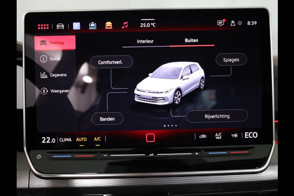 Volkswagen Golf 1.5 eHybrid Style Edition 204 pk Automaat (DSG) | Navigatie via App | Parkeersensoren (Park assist) | Achteruitrijcamera | Adaptieve cruise control | Autom. airco (3 zones) |