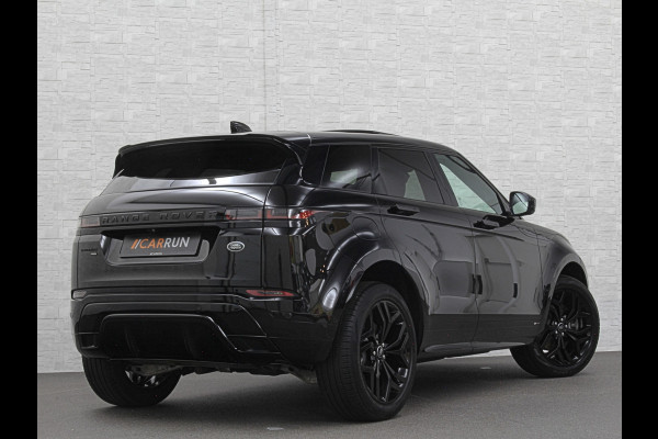Land Rover Range Rover Evoque P300e AWD R-Dynamic HSE | Panorama | 360 Camera | Leder | Memory | Digitale-Cockpit | Keyless-Entry | Meridian-Sound | Stuurverwarming | Getint Glas | Black-Optic | 20 inch | Stand-Clima | Dodehoek | Lane Assist | Camera-Spiegel |
