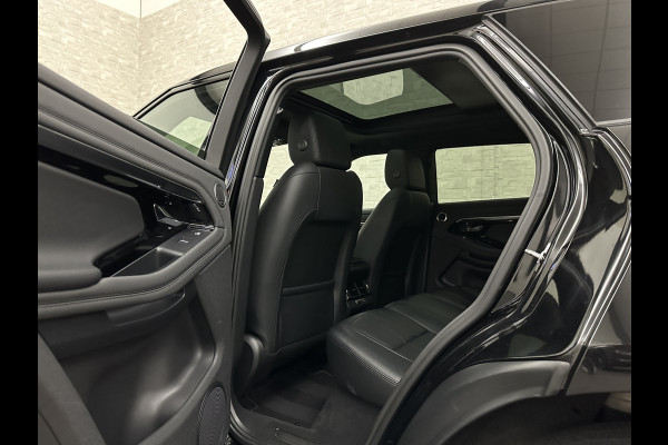 Land Rover Range Rover Evoque P300e AWD R-Dynamic HSE | Panorama | 360 Camera | Leder | Memory | Digitale-Cockpit | Keyless-Entry | Meridian-Sound | Stuurverwarming | Getint Glas | Black-Optic | 20 inch | Stand-Clima | Dodehoek | Lane Assist | Camera-Spiegel |