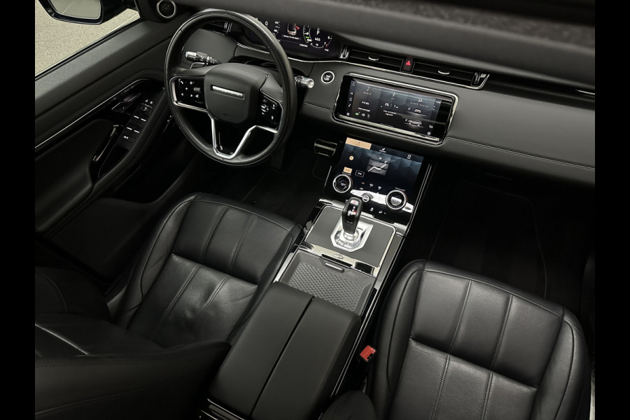 Land Rover Range Rover Evoque P300e AWD R-Dynamic HSE | Panorama | 360 Camera | Leder | Memory | Digitale-Cockpit | Keyless-Entry | Meridian-Sound | Stuurverwarming | Getint Glas | Black-Optic | 20 inch | Stand-Clima | Dodehoek | Lane Assist | Camera-Spiegel |