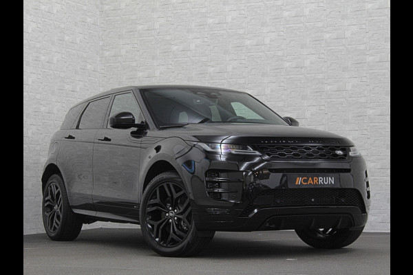 Land Rover Range Rover Evoque P300e AWD R-Dynamic HSE | Panorama | 360 Camera | Leder | Memory | Digitale-Cockpit | Keyless-Entry | Meridian-Sound | Stuurverwarming | Getint Glas | Black-Optic | 20 inch | Stand-Clima | Dodehoek | Lane Assist | Camera-Spiegel |