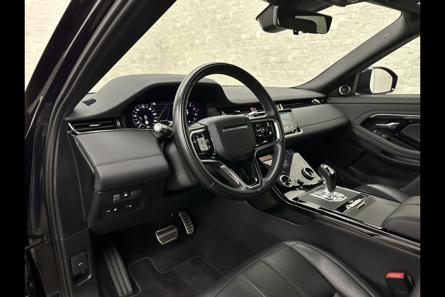 Land Rover Range Rover Evoque P300e AWD R-Dynamic HSE | Panorama | 360 Camera | Leder | Memory | Digitale-Cockpit | Keyless-Entry | Meridian-Sound | Stuurverwarming | Getint Glas | Black-Optic | 20 inch | Stand-Clima | Dodehoek | Lane Assist | Camera-Spiegel |