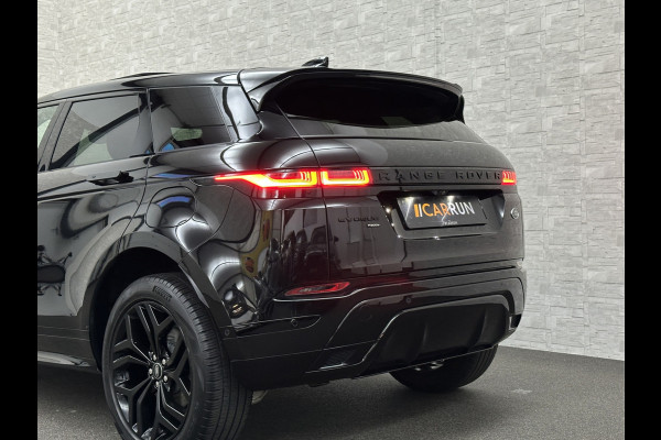 Land Rover Range Rover Evoque P300e AWD R-Dynamic HSE | Panorama | 360 Camera | Leder | Memory | Digitale-Cockpit | Keyless-Entry | Meridian-Sound | Stuurverwarming | Getint Glas | Black-Optic | 20 inch | Stand-Clima | Dodehoek | Lane Assist | Camera-Spiegel |