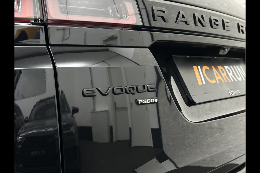 Land Rover Range Rover Evoque P300e AWD R-Dynamic HSE | Panorama | 360 Camera | Leder | Memory | Digitale-Cockpit | Keyless-Entry | Meridian-Sound | Stuurverwarming | Getint Glas | Black-Optic | 20 inch | Stand-Clima | Dodehoek | Lane Assist | Camera-Spiegel |