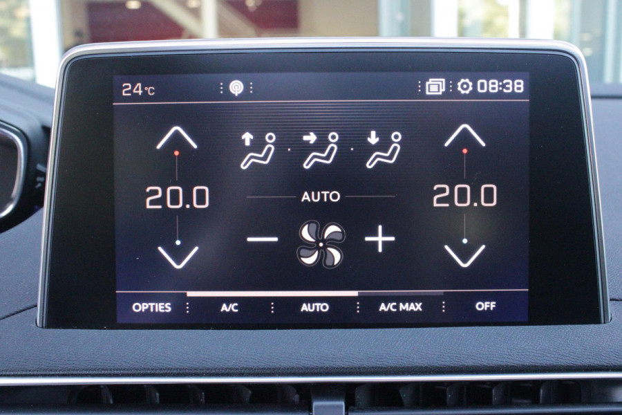 Peugeot 3008 1.2 130PK AUTOMAAT GT LINE | PANORAMA SCHUIF/KANTEL DAK | TREKHAAK | LEDEREN BEKLEDING | ELETRISCH BEDIENBARE BESTUURDERSSTOEL MET GEHEUGENFUNCTIE | MASSAGE STOELEN | FULL LED KOPLAMPEN | ELEKTRISCH BEDIENBARE ACHTERKLEP | ALL SEASON BANDEN | APPLE CARPLAY/ANDROID AUTO | NAVIGATIE | CLIMATE CONTROL | DODEHOEK DETECTIE | ADAPTIVE CRUISE CONTROL | KEYLESS ENTRY/START | STOEL VERWARMING |
