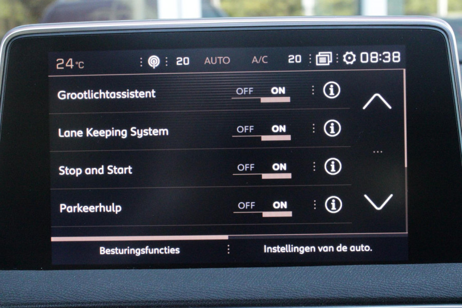 Peugeot 3008 1.2 130PK AUTOMAAT GT LINE | PANORAMA SCHUIF/KANTEL DAK | TREKHAAK | LEDEREN BEKLEDING | ELETRISCH BEDIENBARE BESTUURDERSSTOEL MET GEHEUGENFUNCTIE | MASSAGE STOELEN | FULL LED KOPLAMPEN | ELEKTRISCH BEDIENBARE ACHTERKLEP | ALL SEASON BANDEN | APPLE CARPLAY/ANDROID AUTO | NAVIGATIE | CLIMATE CONTROL | DODEHOEK DETECTIE | ADAPTIVE CRUISE CONTROL | KEYLESS ENTRY/START | STOEL VERWARMING |