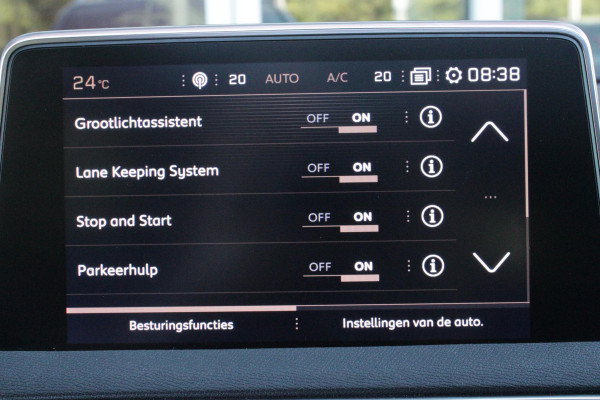 Peugeot 3008 1.2 130PK AUTOMAAT GT LINE | PANORAMA SCHUIF/KANTEL DAK | TREKHAAK | LEDEREN BEKLEDING | ELETRISCH BEDIENBARE BESTUURDERSSTOEL MET GEHEUGENFUNCTIE | MASSAGE STOELEN | FULL LED KOPLAMPEN | ELEKTRISCH BEDIENBARE ACHTERKLEP | ALL SEASON BANDEN | APPLE CARPLAY/ANDROID AUTO | NAVIGATIE | CLIMATE CONTROL | DODEHOEK DETECTIE | ADAPTIVE CRUISE CONTROL | KEYLESS ENTRY/START | STOEL VERWARMING |