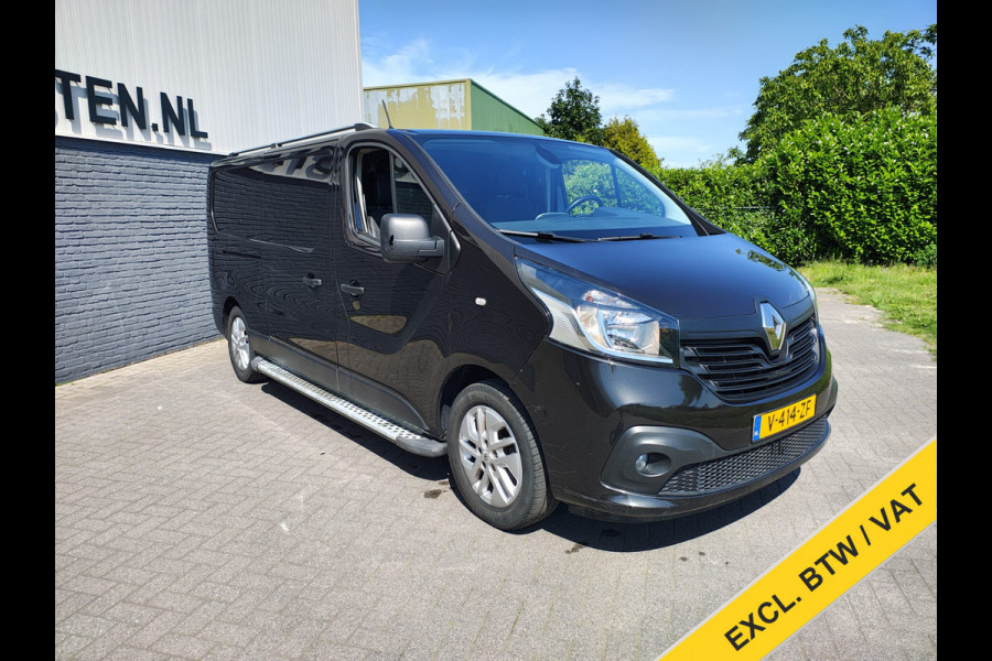 Renault Trafic 1.6dCi 146PK T29 L2H1 3-Persoons **Motor verbruikt overmatig olie** Camera Trekhaak Airco Cruise Control Pdc Regen-Lichtsensor C Lmv Sidebars Achterklep Achterdeuren Betonplex Vloer Kasteninbouw 2.000KG Trekgewicht