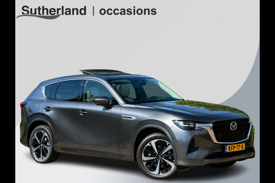Mazda CX-60 2.5 e-SkyActiv PHEV Takumi 328 PK | Wegklapbare Trekhaak | Panoramadak | 360 graden camera | Achteruitrijcamera | Stoelverwarming |  Adaptieve Cruise Control