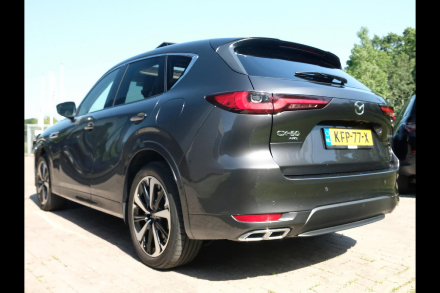 Mazda CX-60 2.5 e-SkyActiv PHEV Takumi 328 PK | Wegklapbare Trekhaak | Panoramadak | 360 graden camera | Achteruitrijcamera | Stoelverwarming |  Adaptieve Cruise Control