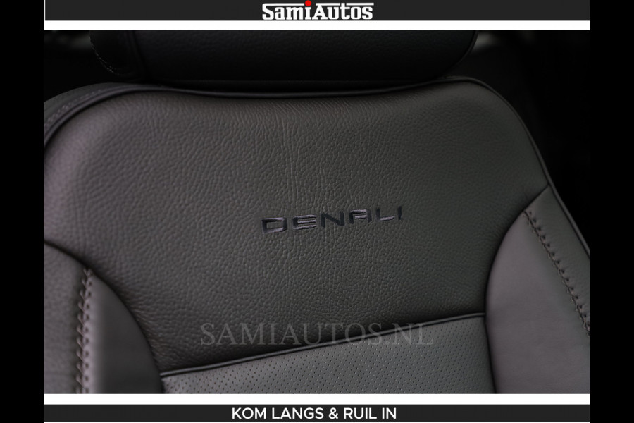 GMC Sierra DENALI 6.2 V8 426PK Full Option | De Meest Luxe Pick-Up in zijn Klasse | Comfortabele Dubbele Cabine met Royale 5 Zitplaatsen | BPM vrij | Nu Leverbaar uit Voorraad | Voorraad Nr 1539 | De specialist in Amerikaanse pick‑ups in Nederland en Europa.