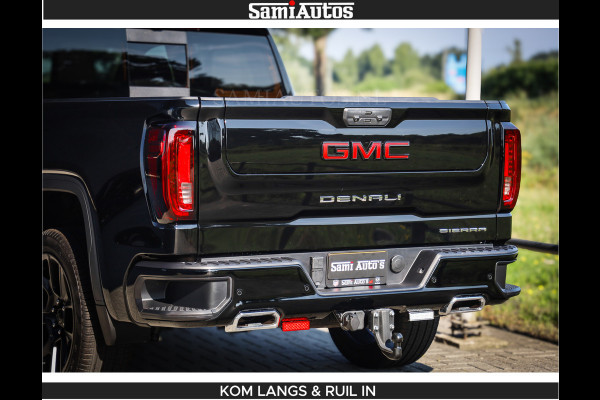 GMC Sierra DENALI 6.2 V8 426PK Full Option | De Meest Luxe Pick-Up in zijn Klasse | Comfortabele Dubbele Cabine met Royale 5 Zitplaatsen | BPM vrij | Nu Leverbaar uit Voorraad | Voorraad Nr 1539 | De specialist in Amerikaanse pick‑ups in Nederland en Europa.