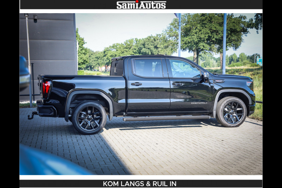 GMC Sierra DENALI 6.2 V8 426PK Full Option | De Meest Luxe Pick-Up in zijn Klasse | Comfortabele Dubbele Cabine met Royale 5 Zitplaatsen | BPM vrij | Nu Leverbaar uit Voorraad | Voorraad Nr 1539 | De specialist in Amerikaanse pick‑ups in Nederland en Europa.