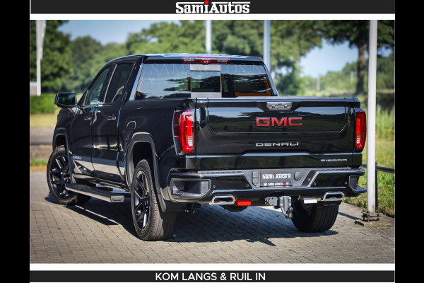 GMC Sierra DENALI 6.2 V8 426PK Full Option | De Meest Luxe Pick-Up in zijn Klasse | Comfortabele Dubbele Cabine met Royale 5 Zitplaatsen | BPM vrij | Nu Leverbaar uit Voorraad | Voorraad Nr 1539 | De specialist in Amerikaanse pick‑ups in Nederland en Europa.