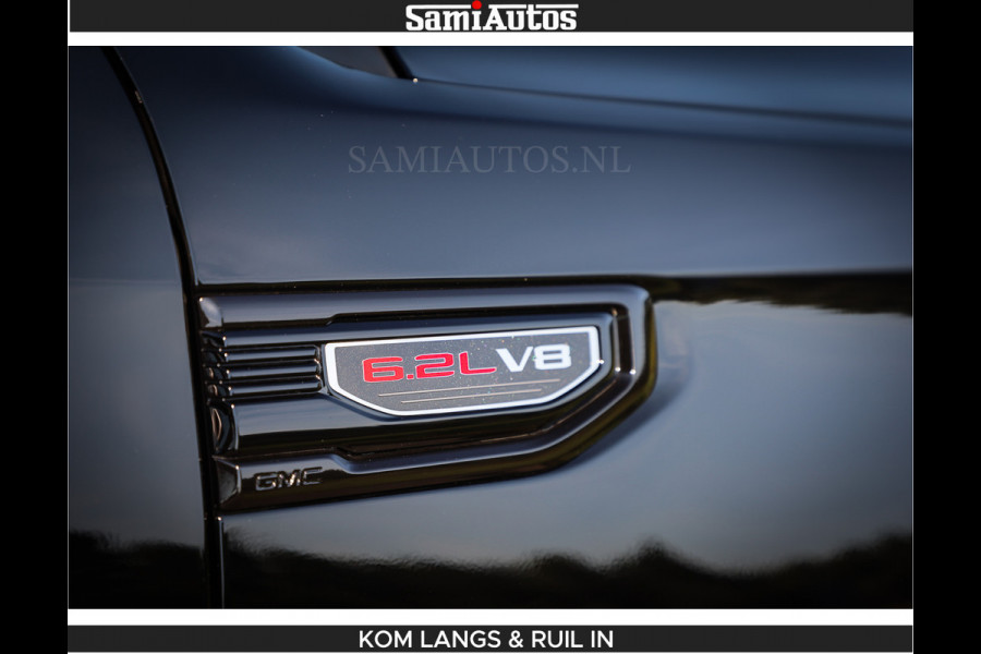 GMC Sierra DENALI 6.2 V8 426PK Full Option | De Meest Luxe Pick-Up in zijn Klasse | Comfortabele Dubbele Cabine met Royale 5 Zitplaatsen | BPM vrij | Nu Leverbaar uit Voorraad | Voorraad Nr 1539 | De specialist in Amerikaanse pick‑ups in Nederland en Europa.