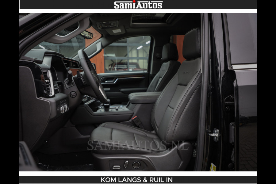 GMC Sierra DENALI 6.2 V8 426PK Full Option | De Meest Luxe Pick-Up in zijn Klasse | Comfortabele Dubbele Cabine met Royale 5 Zitplaatsen | BPM vrij | Nu Leverbaar uit Voorraad | Voorraad Nr 1539 | De specialist in Amerikaanse pick‑ups in Nederland en Europa.