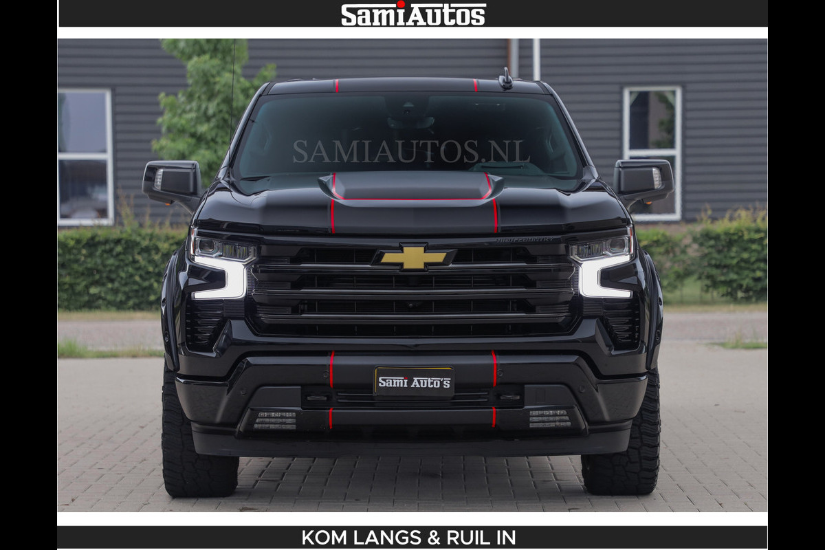 Chevrolet Silverado HULK PACK | BEAST | HUIF | BLACK OPS | BOM VOL | GARANTIE TOT 24-01-2028 | DC 5 PERSOONS | DUBBELE CABINE | HUD | COMFORT STOELEN GEKOELD EN VERWARMD | BOSE | EN NOG VEEL MEER ....| 6.2 V8 426PK |