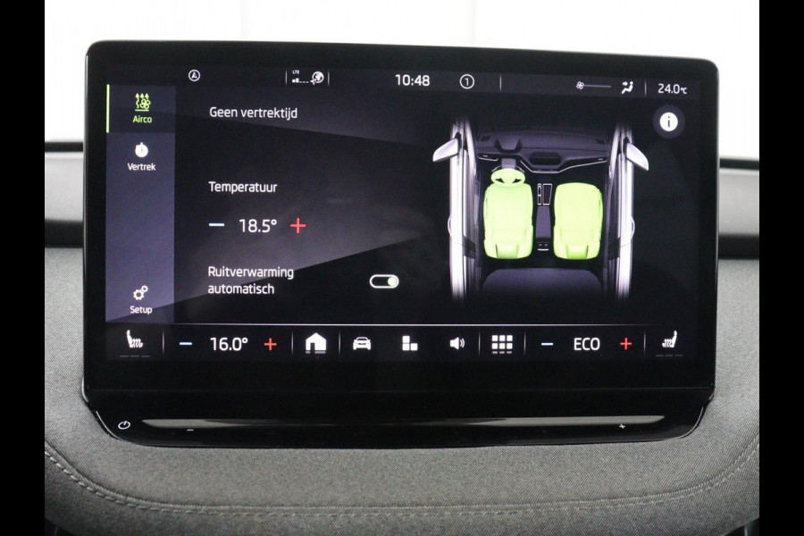 Škoda Enyaq iV 60 | SOH 92,0% | Half leder | Stuur/stoel verwarming | Adaptive cruise | Carplay | Sfeerverlichting | Climate control | Camera | Park assist | Trekhaak