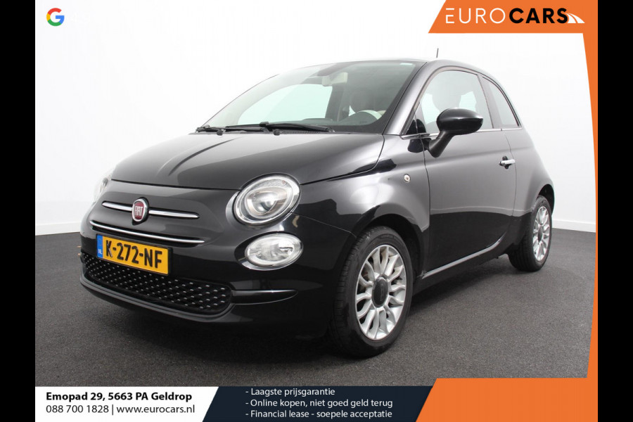 Fiat 500 1.2 Lounge Navigatie Leder Interieur Climate Control Panoramadak Parkeer sensoren