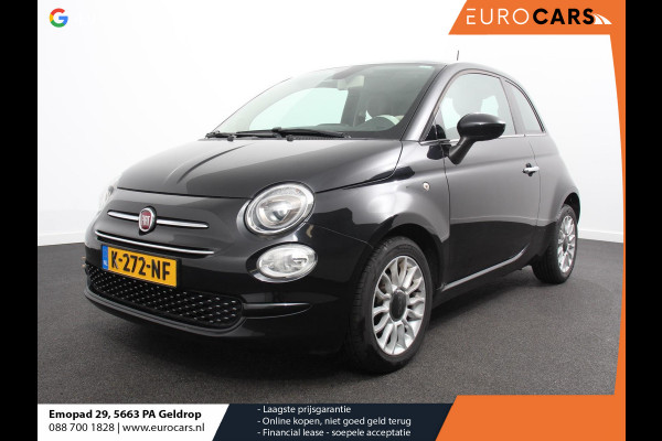 Fiat 500 1.2 Lounge Navigatie Leder Interieur Climate Control Panoramadak Parkeer sensoren