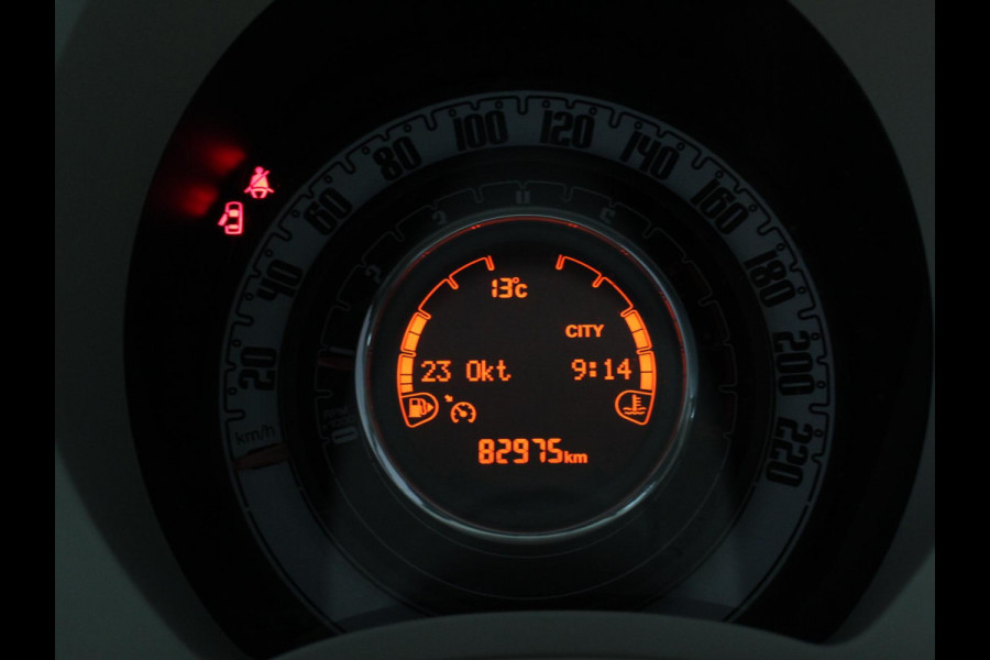 Fiat 500 1.2 Lounge Navigatie Leder Interieur Climate Control Panoramadak Parkeer sensoren
