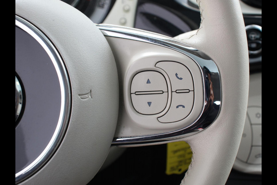 Fiat 500 1.2 Lounge Navigatie Leder Interieur Climate Control Panoramadak Parkeer sensoren