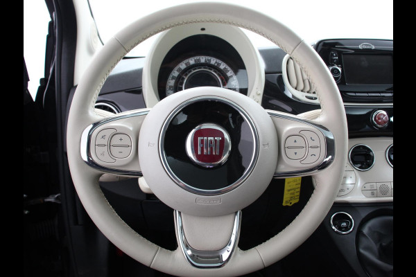 Fiat 500 1.2 Lounge Navigatie Leder Interieur Climate Control Panoramadak Parkeer sensoren