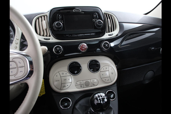 Fiat 500 1.2 Lounge Navigatie Leder Interieur Climate Control Panoramadak Parkeer sensoren