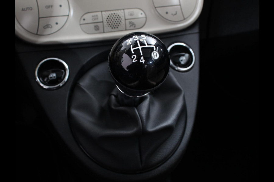 Fiat 500 1.2 Lounge Navigatie Leder Interieur Climate Control Panoramadak Parkeer sensoren