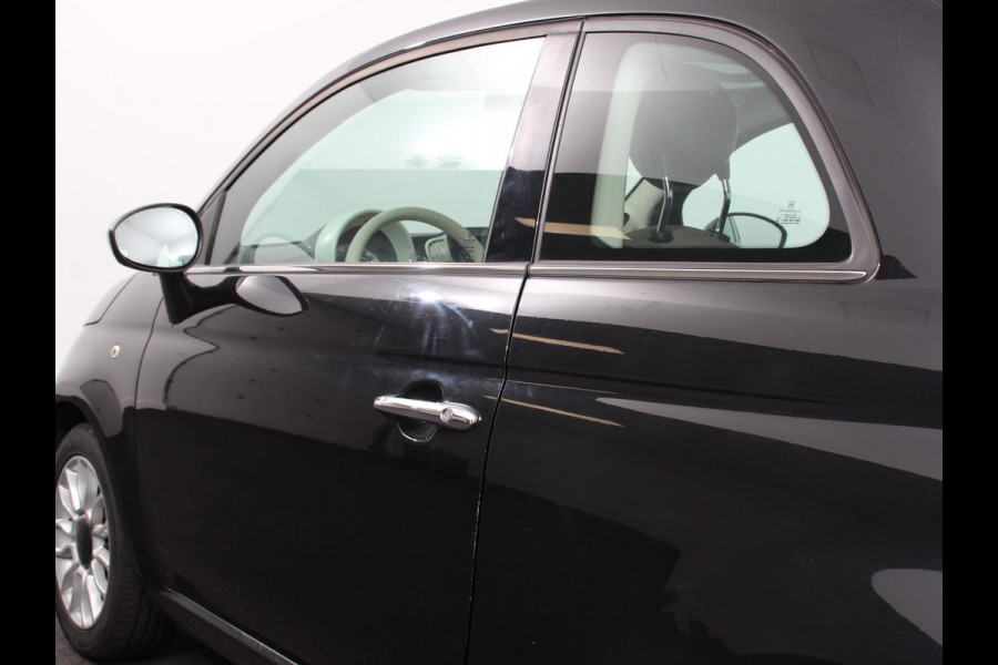 Fiat 500 1.2 Lounge Navigatie Leder Interieur Climate Control Panoramadak Parkeer sensoren