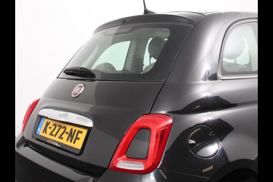 Fiat 500 1.2 Lounge Navigatie Leder Interieur Climate Control Panoramadak Parkeer sensoren
