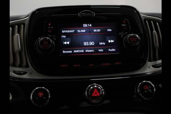 Fiat 500 1.2 Lounge Navigatie Leder Interieur Climate Control Panoramadak Parkeer sensoren