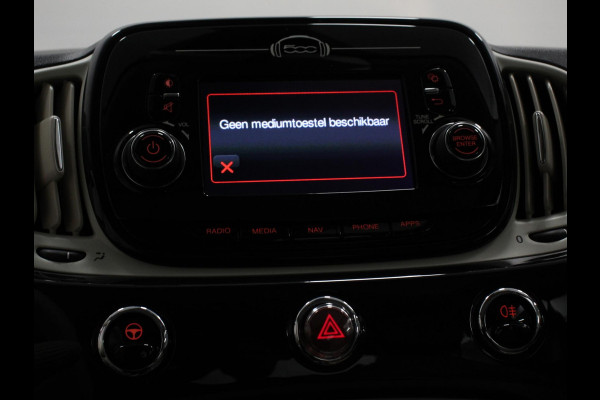 Fiat 500 1.2 Lounge Navigatie Leder Interieur Climate Control Panoramadak Parkeer sensoren