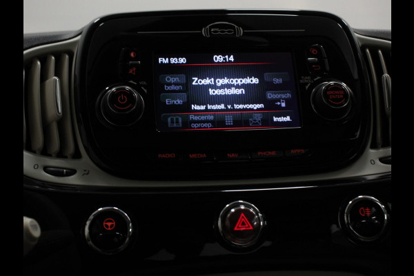 Fiat 500 1.2 Lounge Navigatie Leder Interieur Climate Control Panoramadak Parkeer sensoren