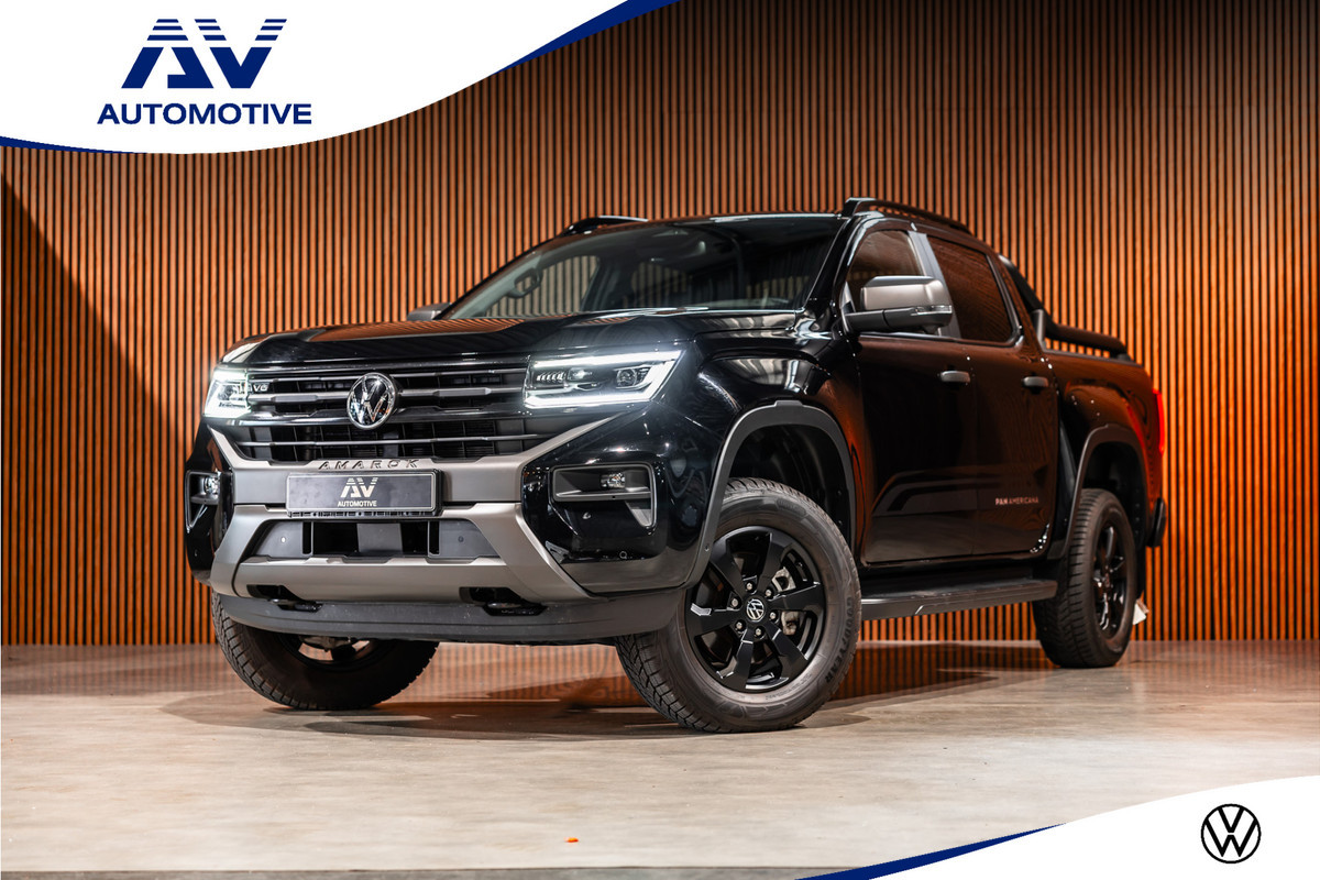 Volkswagen Amarok 3.0 TDI 4Motion Pan Americana | 360 camera | H&K | ACC | Lederen bekleding | Elek rolkoffer | CarPlay | Navigatie | LED | Blind spot | 3500 kg trekgewicht | Dealer onderhouden