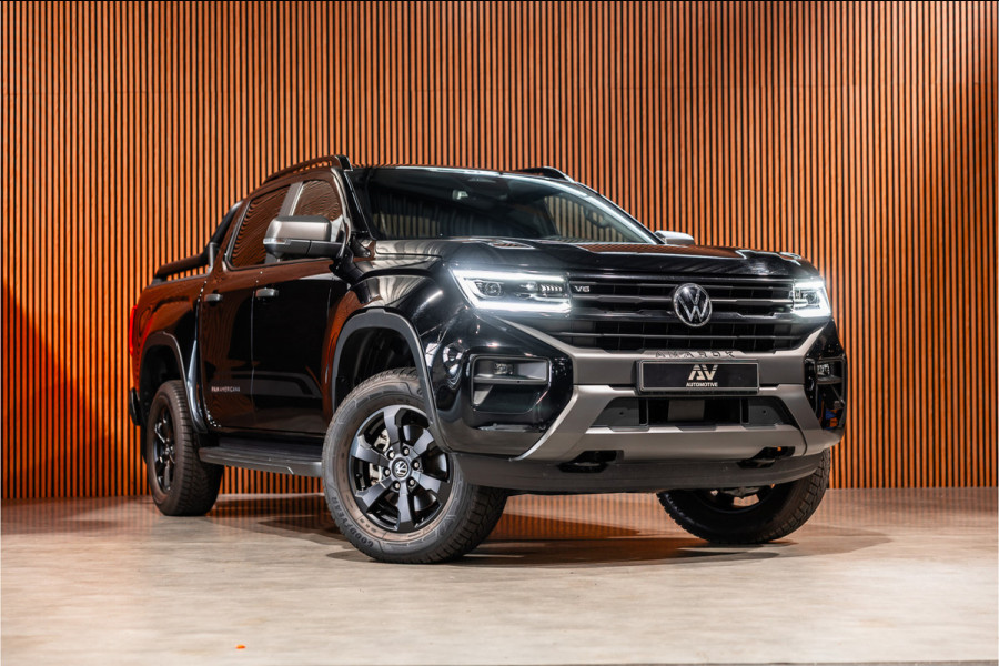 Volkswagen Amarok 3.0 TDI 4Motion Pan Americana | 360 camera | H&K | ACC | Lederen bekleding | Elek rolkoffer | CarPlay | Navigatie | LED | Blind spot | 3500 kg trekgewicht | Dealer onderhouden