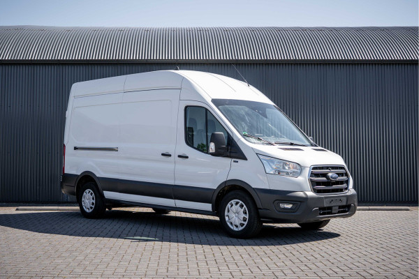 Ford Transit | L3H3 | 130Pk | Inrichting | 3-Zits | Camera | Cruise | PDC | Airco