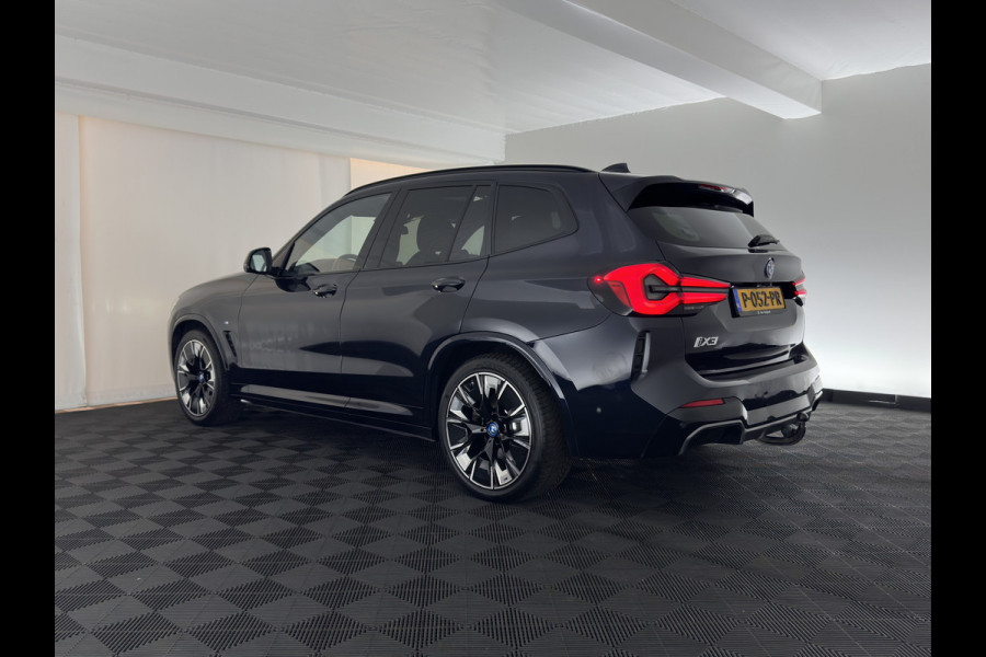 BMW iX3 High Executive 80 kWh [3-Fase-11kW] {Soh-100%} (INCL-BTW) Aut. *PANO | LEATHER | ADAPTIVE-CRUISE | FULL-LED | HARMAN/KARDON | BLIND-SPOT | DIGI-COCKPIT | HEATED-COMFORTSEATS | CAMERA | DAB+ | NAVI-FULLMAP | TOWABAR | 20''ALU*