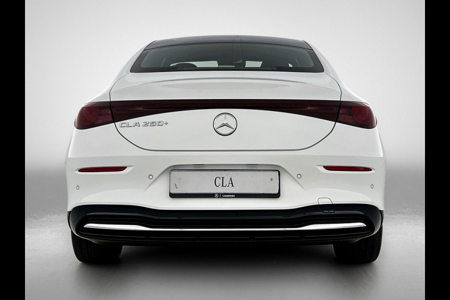 Mercedes-Benz CLA-Klasse 250+ Business Solution 85.5 kWh | Spiegelpakket | Vast panoramadak | Parkeerassistent | URBAN GUARD | 17 inch vijfspaaks LM-velgen | Stuur in leder |