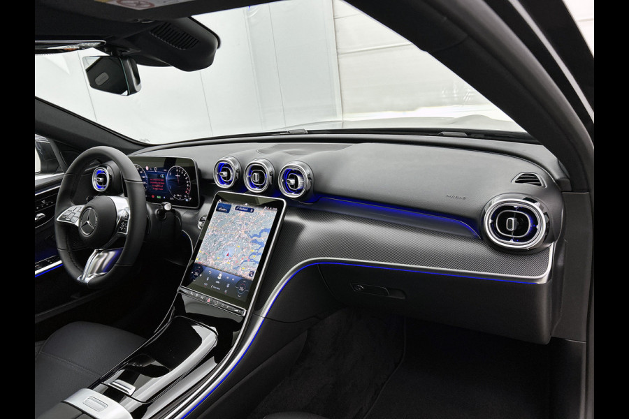 Mercedes-Benz C-Klasse 300 e Business Solution Luxury | Winterpakket | Parkeerpakket | Trekhaak | Panoramaschuifdak | Warmtewerend, donkergetint glas | GUARD 360° Plus |