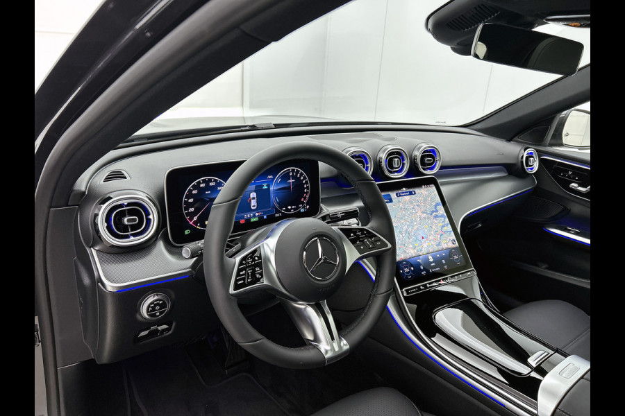 Mercedes-Benz C-Klasse 300 e Business Solution Luxury | Winterpakket | Parkeerpakket | Trekhaak | Panoramaschuifdak | Warmtewerend, donkergetint glas | GUARD 360° Plus |