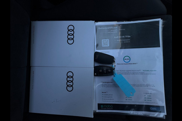 Audi Q3 45 TFSI e S edition SOH 98,13% / PANO / S-LINE / LEDER ALCANTARA / CAMERA / LED / VERWARMDE STOELEN / SPORTSTOELEN