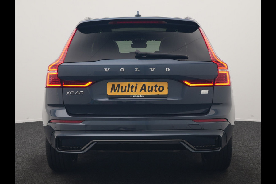 Volvo XC60 T6 AWD Plus Dark LONG RANGE PHEV 350pk | Trekhaak Af Fabriek | Panodak | Adaptive Cruise | 360 Camera | Harman / Kardon | Lederen Sportstoelen Memory & Verwarmd | Blis | Keyless | Google Assistent | Apple Carplay | Stuur Verwarmd  | 20"L.M | Plug In Hybrid |