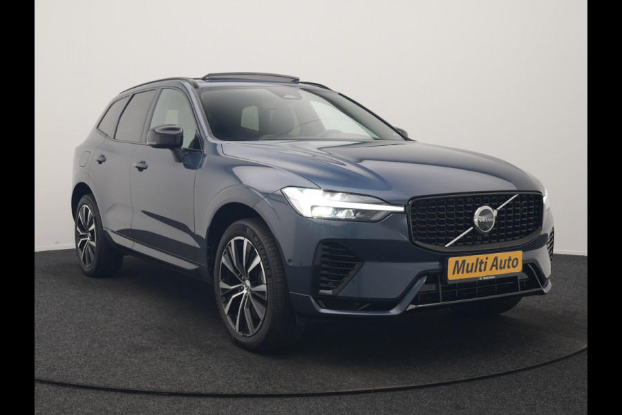 Volvo XC60 T6 AWD Plus Dark LONG RANGE PHEV 350pk | Trekhaak Af Fabriek | Panodak | Adaptive Cruise | 360 Camera | Harman / Kardon | Lederen Sportstoelen Memory & Verwarmd | Blis | Keyless | Google Assistent | Apple Carplay | Stuur Verwarmd  | 20"L.M | Plug In Hybrid |
