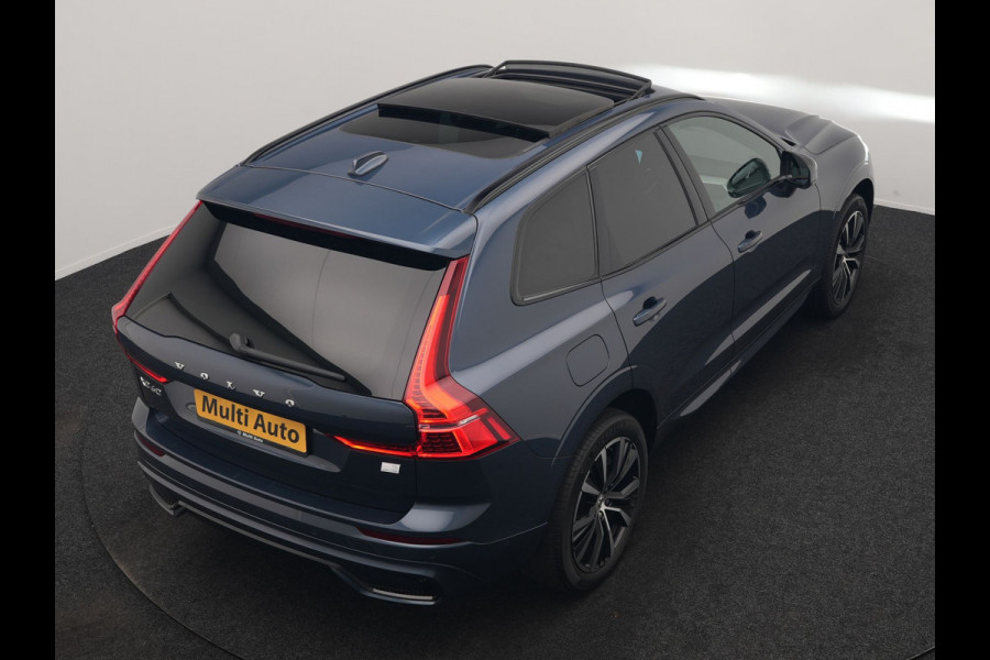 Volvo XC60 T6 AWD Plus Dark LONG RANGE PHEV 350pk | Trekhaak Af Fabriek | Panodak | Adaptive Cruise | 360 Camera | Harman / Kardon | Lederen Sportstoelen Memory & Verwarmd | Blis | Keyless | Google Assistent | Apple Carplay | Stuur Verwarmd  | 20"L.M | Plug In Hybrid |