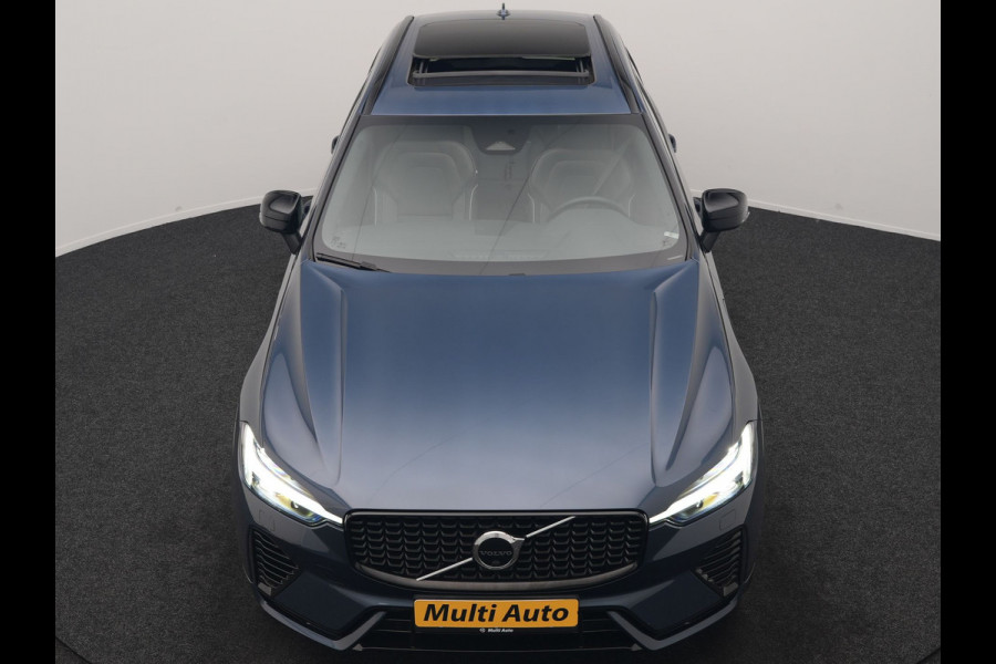 Volvo XC60 T6 AWD Plus Dark LONG RANGE PHEV 350pk | Trekhaak Af Fabriek | Panodak | Adaptive Cruise | 360 Camera | Harman / Kardon | Lederen Sportstoelen Memory & Verwarmd | Blis | Keyless | Google Assistent | Apple Carplay | Stuur Verwarmd  | 20"L.M | Plug In Hybrid |