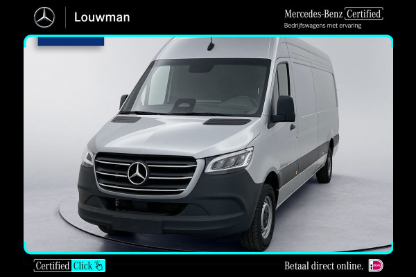 Mercedes-Benz Sprinter 317 CDI L3H2 Pro Distronic Elektrische Schuifdeur Trekhaak Betimmering Navigatie Carplay