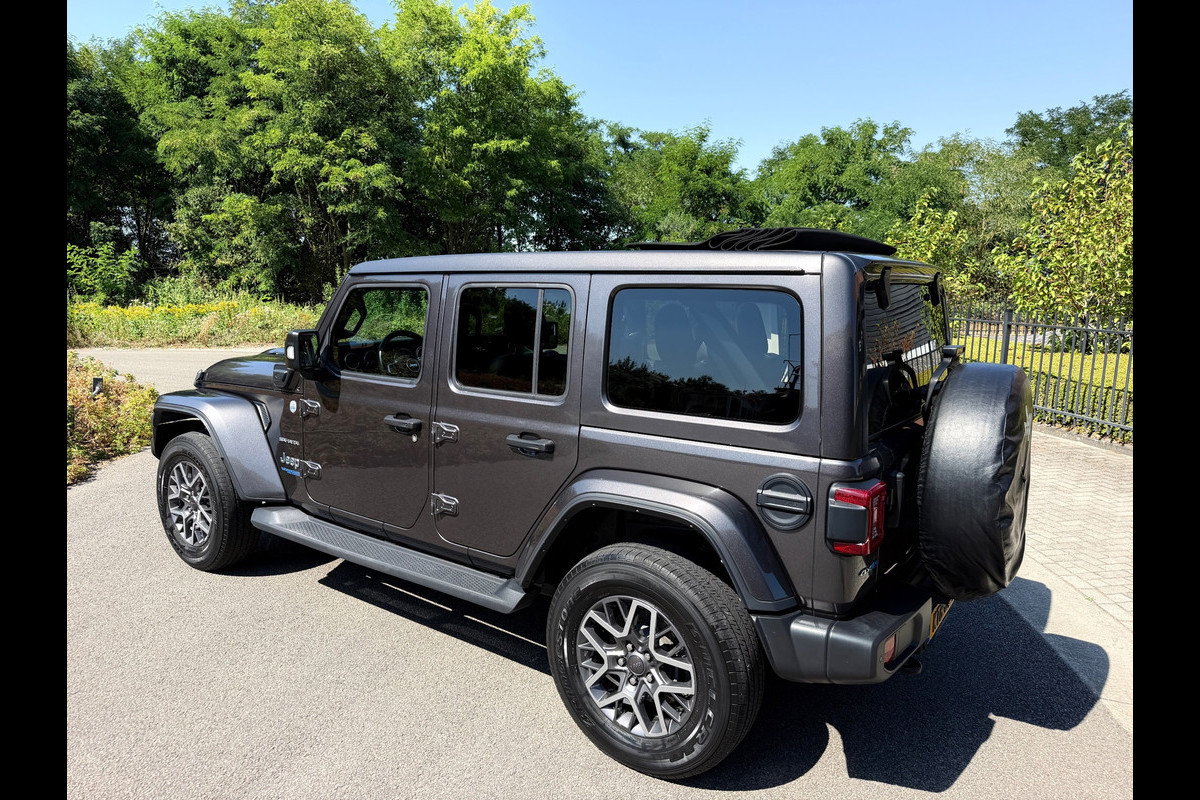 Jeep Wrangler UNLIMITED Jeep Wrangler 380 Unlimited/Sahara 2.0 PHEV Softtop AWD 4x4 Leer Navi Led-Xenon