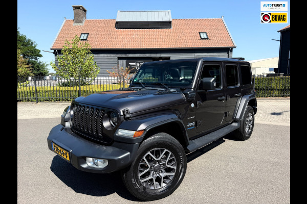 Jeep Wrangler UNLIMITED Jeep Wrangler 380 Unlimited/Sahara 2.0 PHEV Softtop AWD 4x4 Leer Navi Led-Xenon