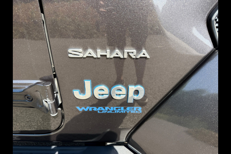 Jeep Wrangler UNLIMITED Jeep Wrangler 380 Unlimited/Sahara 2.0 PHEV Softtop AWD 4x4 Leer Navi Led-Xenon